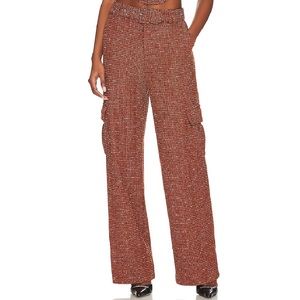 Revolve Sparkle Sequin Cargo Pants PETITE